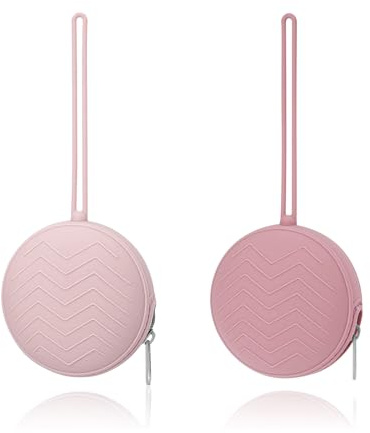 Boite Tetine Bebe - Lot de 2 Boîtes à Tétine en Silicone avec Porte-Tétine pour les Déplacements, Pratique et Sans BPA
