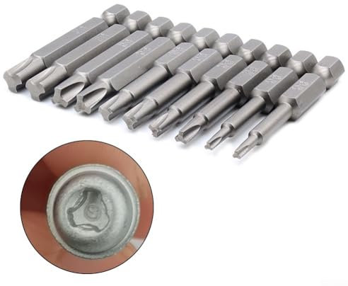 Y-förmige Schraubendreher-Bits, 5 Stück/Set Y3, Y4, Y5, Y6, Y8, magnetischer Tri-Wing-50-mm-Sechskantschaft, einfache Schraubenentfernung