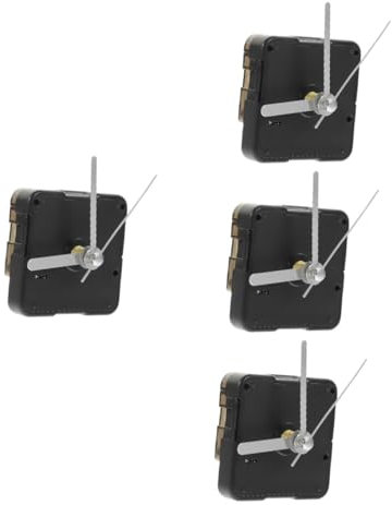 UKCOCO 4sätze Wanduhr Mechanismus Set Leise Mit Zeigern Für Reparatur Und Von Uhren Geeignet Für Große Wanduhrprojekte Zubehör Für Einfache Installation