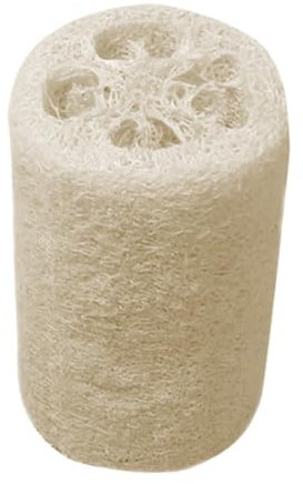 Spugna in luffa organica, spugna naturale di luffa, spugna naturale per doccia, luffa biologica, spugna esfoliante per la schiena, per uomini, donne, adulti, spa, bagno e cura quotidiana