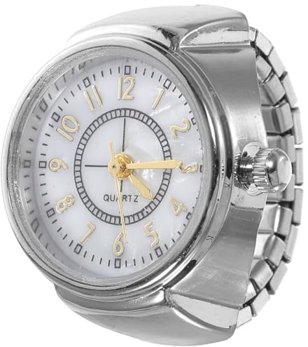 BESPORTBLE Modische Mini Ringuhr FüR Damen Und Herren Digital Fingeruhr Mit GroßEn Ziffern Stilvoller Schmuck Und Praktisches Accessoire FüR Alltag Und Geschenk
