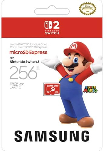 Samsung microSD Express Card 256GB for Nintendo Switch 2
