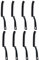 Bukuhlio 8X Brosse Nettoyage Salle de Bain, Joint Carrelage, Brosses de Nettoyage de Crevasses à Poils Durs, pour Groove Gap et Saleté Rainure a Rouille dans Salle,Cuisine,Toilettes