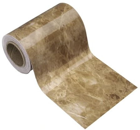 sourcing map Papel tapiz de grano de madera de 3 pulgadas x 16.4 pies, PVC, autoadhesivo, marco texturizado, impermeable, papel tapiz decorativo para pared, para suelo, puerta, mesa, gabinetes