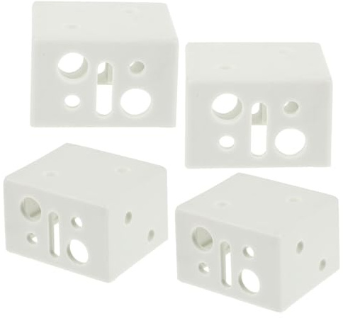 Ipetboom 4 Piezas Fijadores Prácticos para Persianas de 25 Mm, Accesorios Resistentes de Instalación para Estores y Celosías, Piezas Fijas Compactas para Ventanas, Suministros Fiables