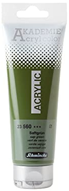 Schmincke AKADEMIE Acryl color Saftgrün in 120 ml-Tube, 23 560 012