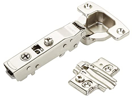 SOTECH Charnière à boîtier MASTER T45 Butée d'angle 110° avec amortisseur et plaque en croix avec Réglage excentrique