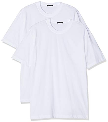 Schiesser Herren Unterhemd 2 er Pack 208150-100, Gr. 7 (XL), Weiß (100-weiss)