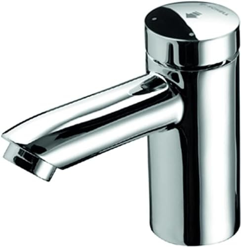 SCHELL 021510699 Selbstschluss-Standventil , -Armatur PETIT SC HD-M , Einlocharmatur aus Messing mit Selbstschlusskartusche (einstellbar) und Heißwasserbegrenzung , DIN DVGW zertifiziert, Chrom