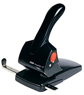 Rapid 20922601 Registraturlocher HDC65, Gussmetall, 65 Blatt, schwarz