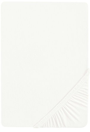 biberna Feinjersey-Spannbetttuch 0077144 weiß 1x 140x200 cm - 160x200 cm