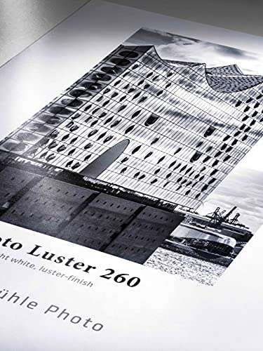 Hahnemühle 10643151 Photo Luster Papier, 290 g/m², 24 Zoll Rolle, 610 mm x 30 m, hellweiß