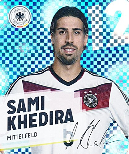Carte pailletée / REWE DFB Coupe du monde 2014 Sami Khedira n° 12/34