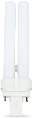 Technical Precision Replacement for PL-C 15mm/28w/27 Light Bulb 28W Compact Fluorescent Lamp with GX3D-3 2 Pin Base - 2700K Warm White Energy Saving Plug in Light Bulb - 1 Pack