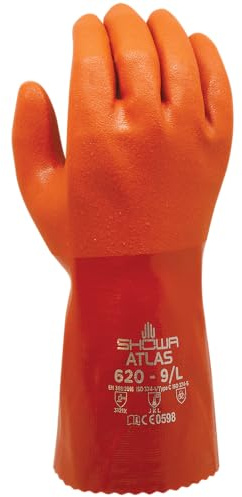 SHOWA 620 PVC – Beschichtung, Chemie, Orange, 8/M