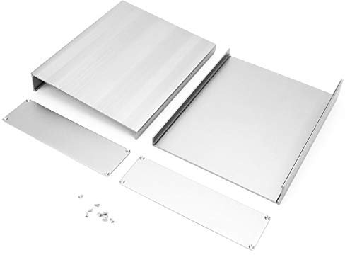 Caja de instrumentos de placa de circuito impreso, caja de proyecto electrónico de caja de aluminio de instrumento de placa de circuito impreso de chorro de arena