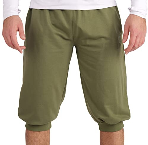 Gennadi Hoppe Herren ¾ Jogginghose Trainingshose Männer Bermuda Short Capri Hose
