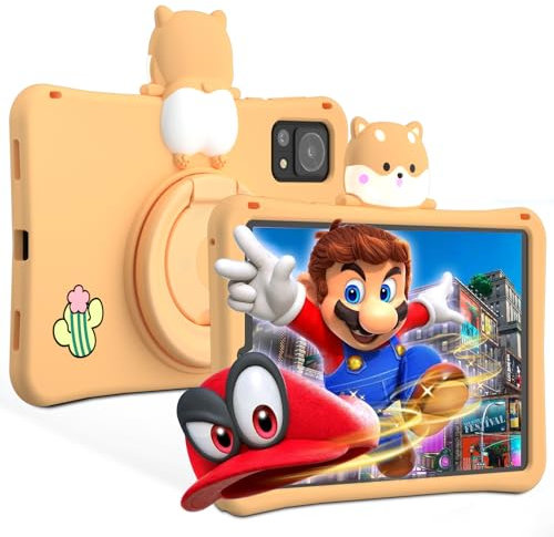 DOOGEE T20 Mini Tablet Infantil 8 Pulgadas, Android 13 con 9GB (4+5) RAM + 128GB ROM (TF 1TB), 13MP+5MP Cámara, 5060mAh, 4G Dual SIM, Face ID, BT 5.0 con Funda de EVA