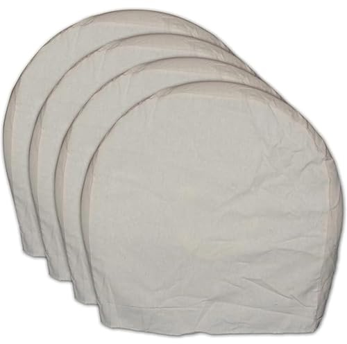 Paquete de 4 fundas de neumáticos resistentes para camión, SUV, remolque, caravana, universal, impermeable, anti-UV, nieve, sol, lluvia (XXL (33-35 pulgadas)