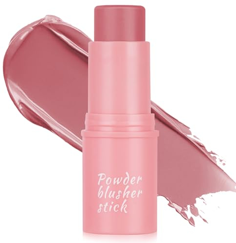 Stick 3 in 1 per fard in crema, per guance, labbra, occhi, lunga durata, impermeabile, leggero, idratante e sfumabile, per donne e ragazze, trucco per guance (#03)