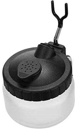 DIYEAH 1 Pièce De Nettoyage Pour Stylo Aérographe Bouilloire Porte-stylo En Métal Et Collecteur De Déchets Pour Lélimination De La Peinture Séchée