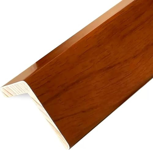 Bordo in legno per davanzale della finestra, protezione per telaio delle porte, bordi delle scale, bordi delle pareti, bordo angolare, striscia di rivestimento per bordi di 130 cm di lunghezza