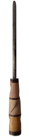 Chaira Afilador de cuchillos Barbacoa Asado Mango Artesanal (26)