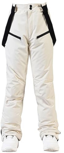 Tuta Sci Uomo, Completo Sci Uomo Salopette Montagna Impermeabile Tuta Invernale Termici Pantaloni Elasticizzati Snowboard Pantalone Taglie Forti Sci Curvy da Neve