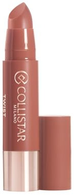 Collistar Twist Balmy Gloss, Gloss Idratante e Rimpolpante, Idratazione fino a 20H, con Acido Ialuronico, Ultra-Brillante, Tratto Preciso come un Rossetto, n. 211 Mou, 2,8 g