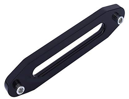 10 Pulgadas De Aluminio Negro, Guía De La Cuerda Del Cabrestante, Sintético, El Torno For Cable De Torno,Alta Intensidad