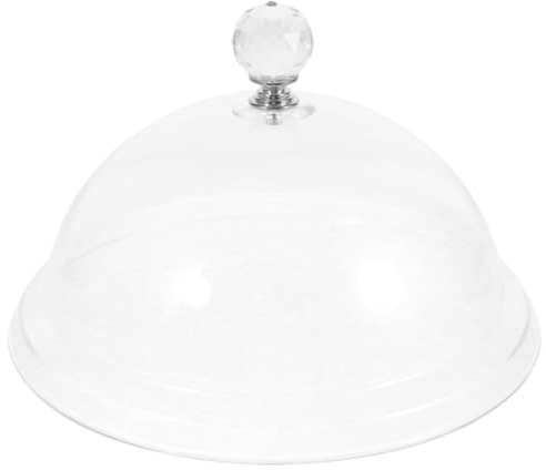 Holibanna Tortenhaube Transparent Lebensmittelabdeckung für Kuchen Desserts und Snacks Praktische und Wiederverwendbare Kuchenglocke mit Griff für Partys und Esstisch