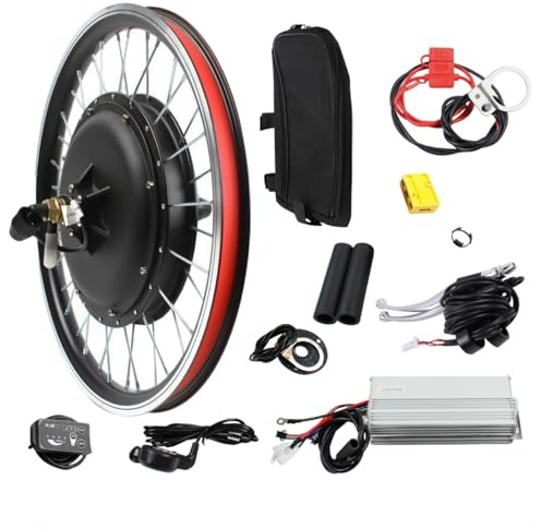 ARBGO Elektro-Fahrrad Motor Hinterrad, Elektrisches Fahrrad-Umbausatz, E-Bike-Umrüstsatz Hinterrad-Elektrofahrrad-Kit 48v 1000w E-Bike Nabe Umbausatz, für 20 Mountainbike Rennrad Pendlerrad
