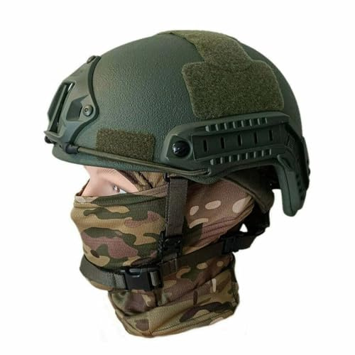 Taktischer Helm Fast Schutzhelm Level IIIA, UHMW-PE Material Leichter Helm mit Wendy-Innenfutter, Militärischer Schutzhelm für Raining & Outdoor Aktivitäten