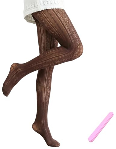 GHKJOK Patterned Lace Tights for Women