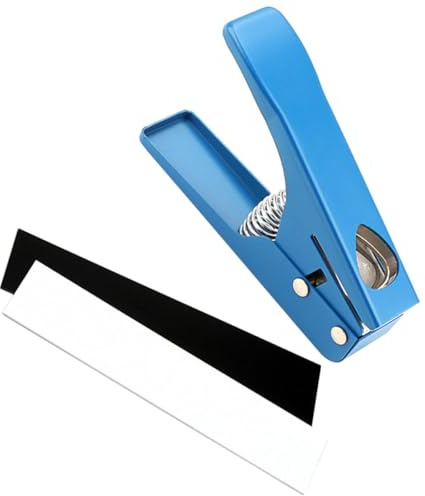 Selbstgemacht Gitarrenplektrum Stanze R26b Gitarrenschneider Blau Metall | Professionelles Gitarrenwerkzeug, Präzise Formgebung, für Verschiedene Materialien, Leicht zu Bedienen