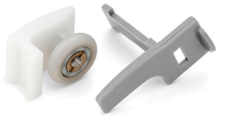 ShowerPart Single Folding Shower Door Rollers/Wheels/Runners L019-1, Diameter 19mm, Wheel Thickness 5mm, Plastic, Shower Door Replacement Parts, 4X
