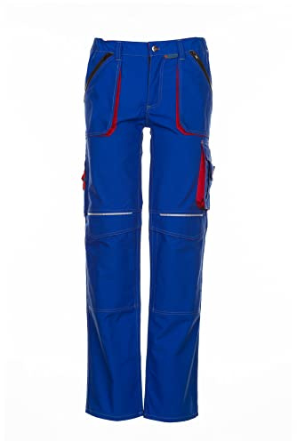 Planam 2821052 Basalt Bundhose, Kornblau/Rot, Größe 52