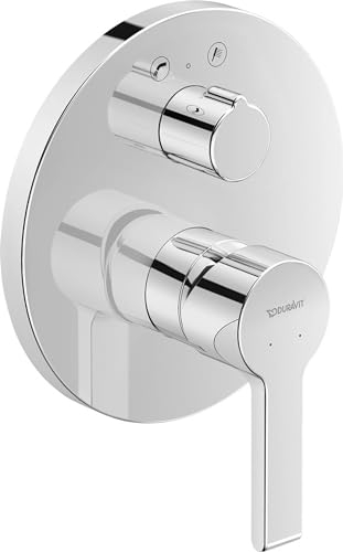 Duravit B.2 Einhebel-Wannenmischer Unterputz Chrom Hochglanz 170.87.170mm