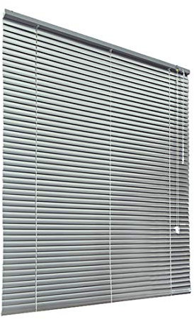 HSYLYM Aluminum Venetian Blinds (110 * 130cm, Grey)
