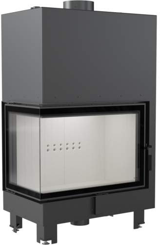 Kratki Kamineinsatz wasserführend MBA 17 kW Eckverglasung Kamin Kaminofen Heizeinsatz Aqua Auswahl-MBA17 MBA17PW-Links