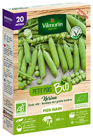 Pois Nain à Grain Ridé Karina - 20 m - BIO