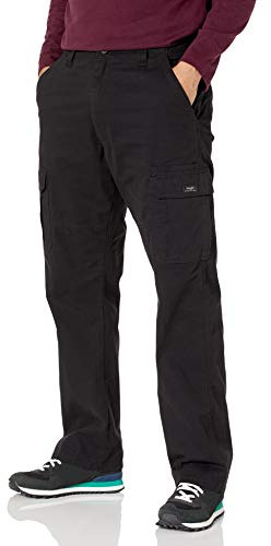 Relaxed Fit Stretch Cargo Pant, Black, 44W x 30L