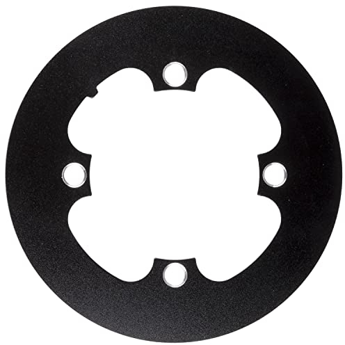 Samox Kettenschutz, Aluminium, schwarz eloxiert, Lochkreis 104 mm