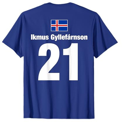 Gülle fahren Landwirtschaft Island Trikot Fußball Landwirt T-Shirt
