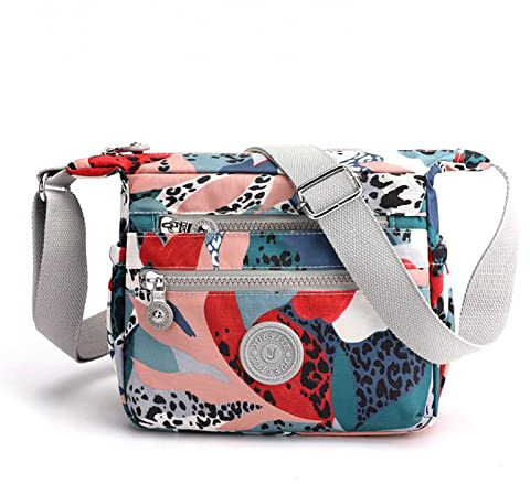 Simcat Schulterhandtaschen für Damen - Crossbody-Tasche aus Nylon mit mehreren Taschen, Kuriertasche für Damen, große Kapazität, für Frauen, Ehefrau, Mutter
