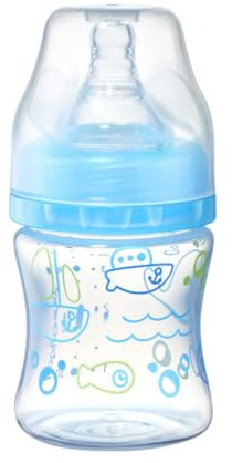 Babyono Antikolik-Flasche Breitloch 120ml BLAU