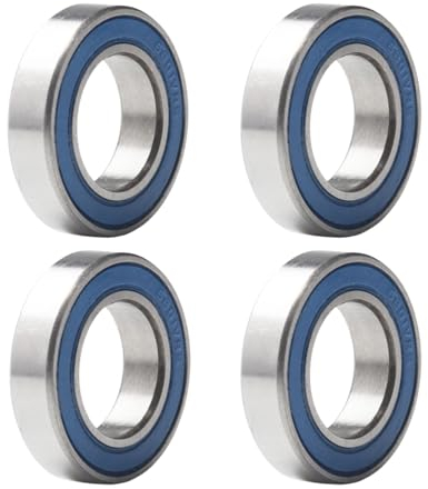 MSEURO 6801 2RSV MAX Lager 12 * 21 * 5mm 4Pcs Volle Kugeln Fahrrad Pivot Reparatur Teile 6801 2RS RSV Kugellager 6801-2RS 6801LLU Lucky