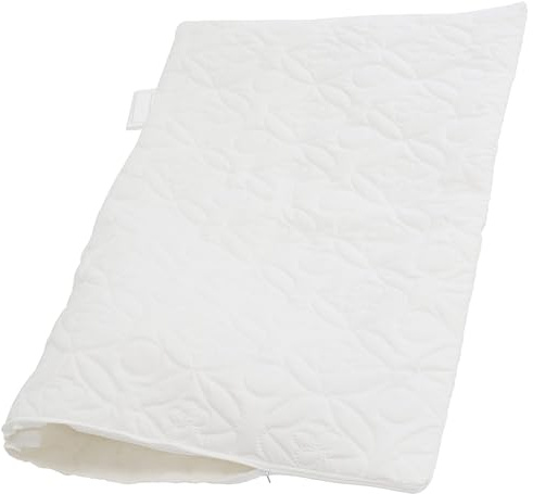 AERZETIX - C69812 - Lot de 4 Housses de Protection pour Oreiller matelassé 50x70 cm avec Fermeture éclair - protège Coussin - Couleur Blanc - en Microfibre et ouate - Dodo Sommeil dormeurs