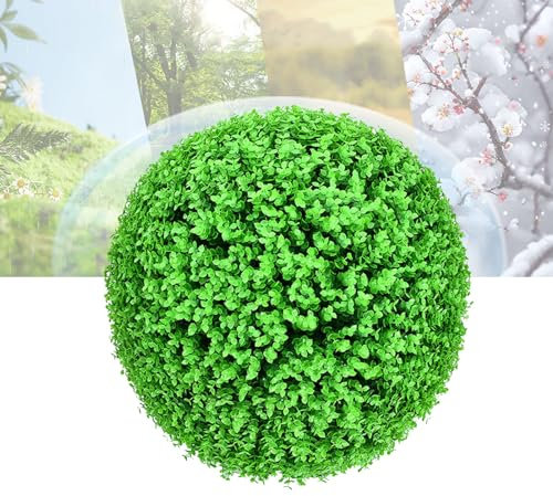 ATYUJKB Simulierter Dekorativer Grasball Buchsbaumkugel Künstlich Dia 30cm, Ball Aus Kunstrasen Künstliche Pflanzenkugel Hochzeitsdekoration Wohnkultur, Dekorativer Grasball