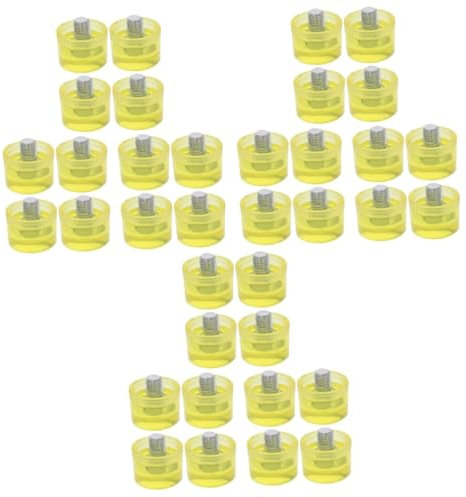 jojofuny 12pcs Woodworking Mallet Rubber Mallet Tip Easy Install Use Smooth Surface